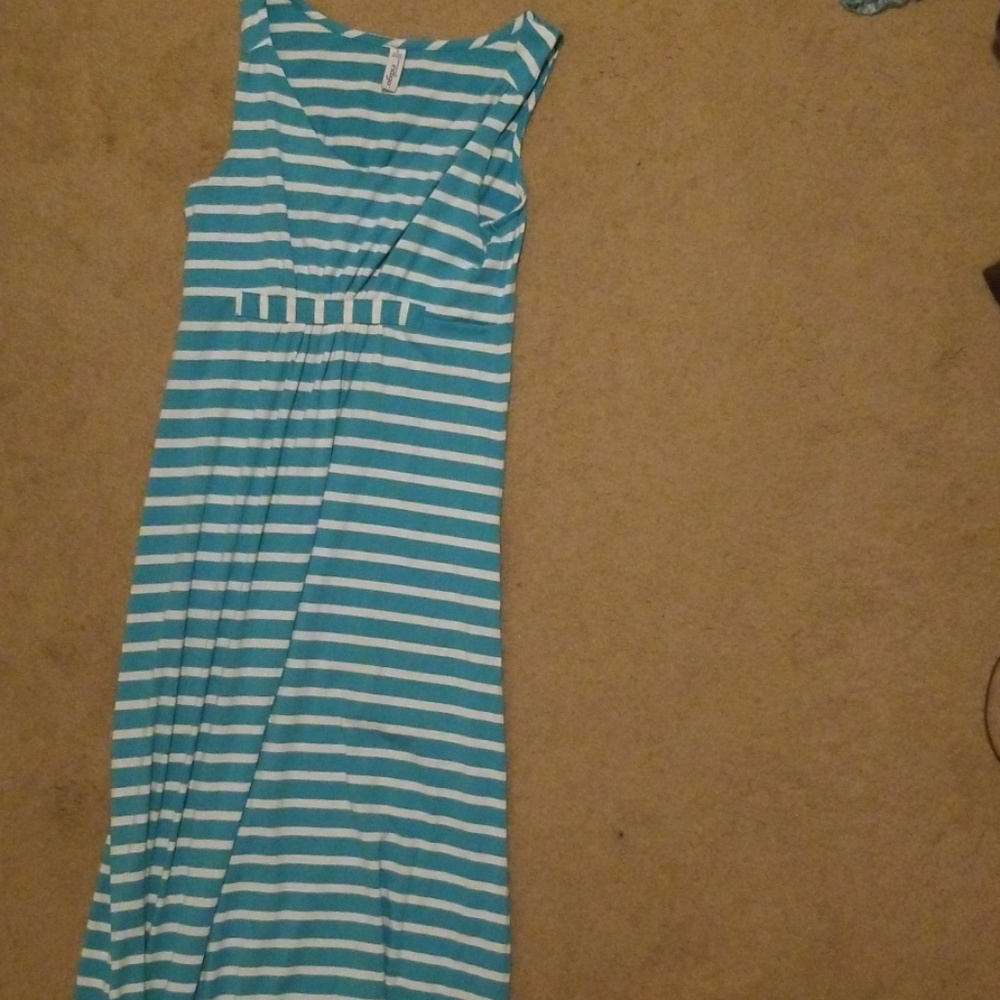 Flowy Striped Maxi Dress